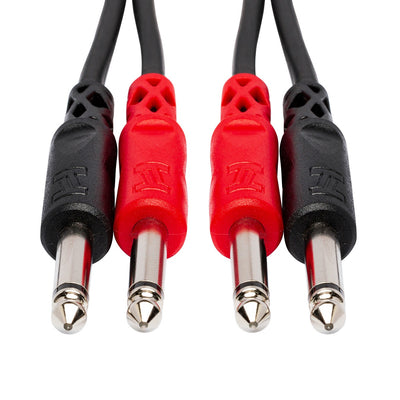 Hosa CPP-203 Stereokabel 2 x 6,3 mm TS - 2 x 6,3 mm TS 3 m – bild 4