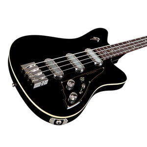 Triton Bass Longscale Solid Body Black