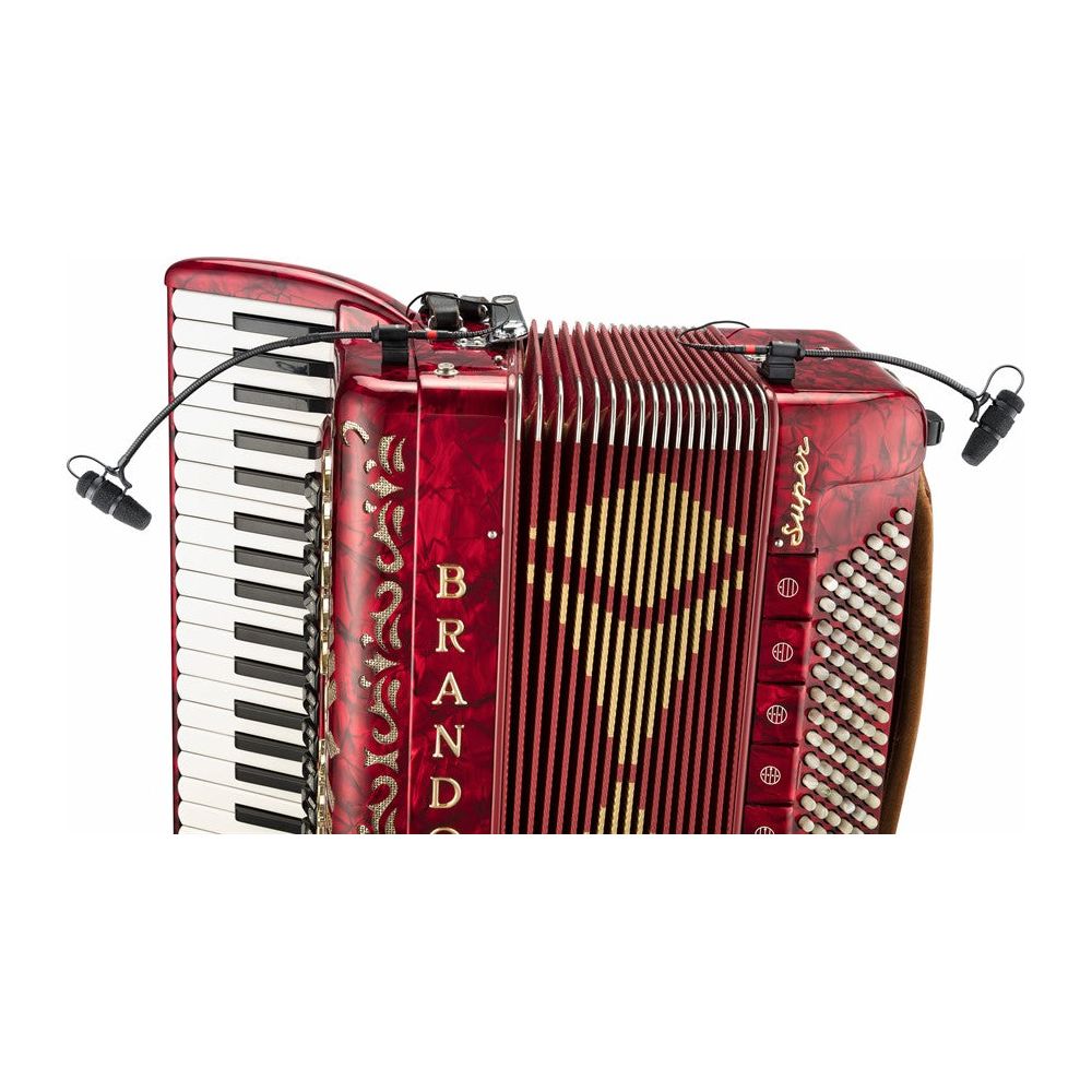 DPA - 4099 Stereo Mic, Loud SPL with Clips for Accordion, 2 mics - Musik Utan Gränser 