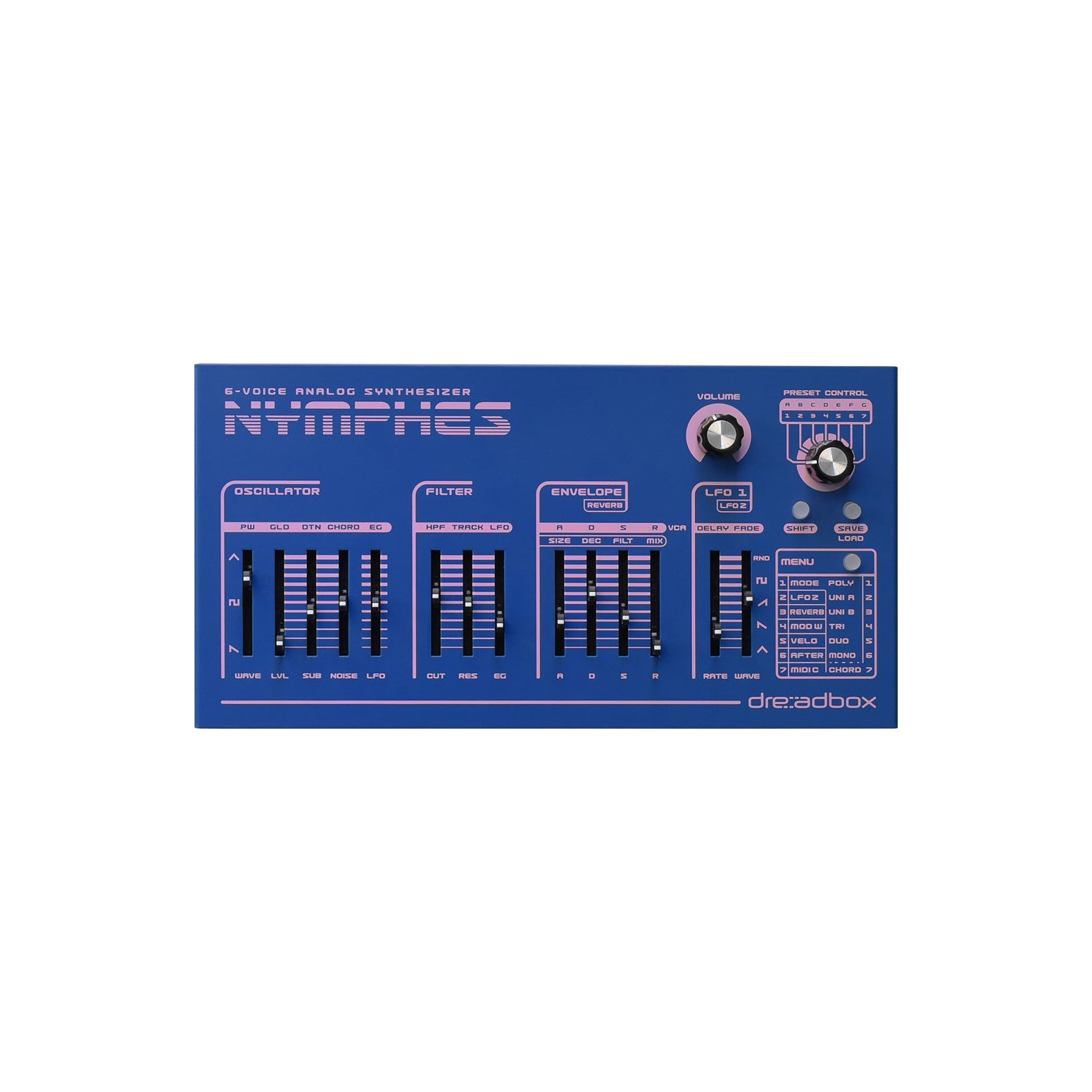 DTM・DAW DREADBOX Nymphes Dreadbox - Nymphes - Musik Utan Gränser