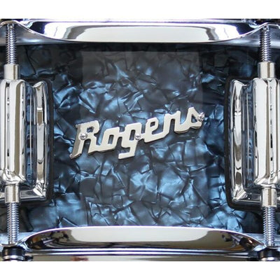 Rogers - DynaSonic 14×5 Wood Shell Snare | Beavertail Lug – Black Diamond Pearl - Musik Utan Gränser 