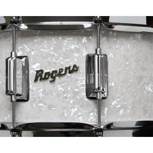 Load image into Gallery viewer, Rogers - DynaSonic 14×6.5 Wood Shell Snare | Beavertail Lug –  White Marine Pearl - Musik Utan Gränser 
