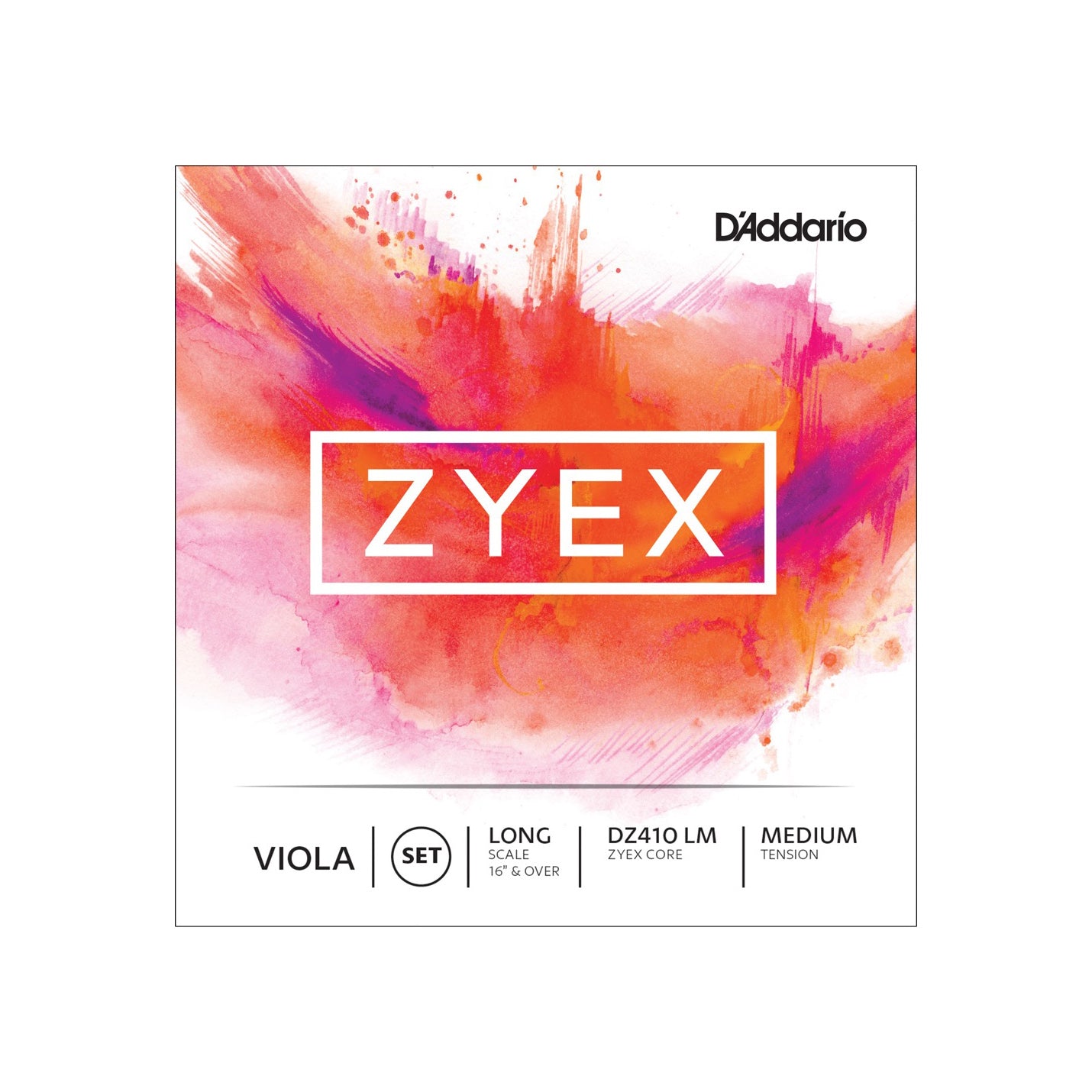 D'Addario - DZ410 LM Zyex Viola set - Musik Utan Gränser 