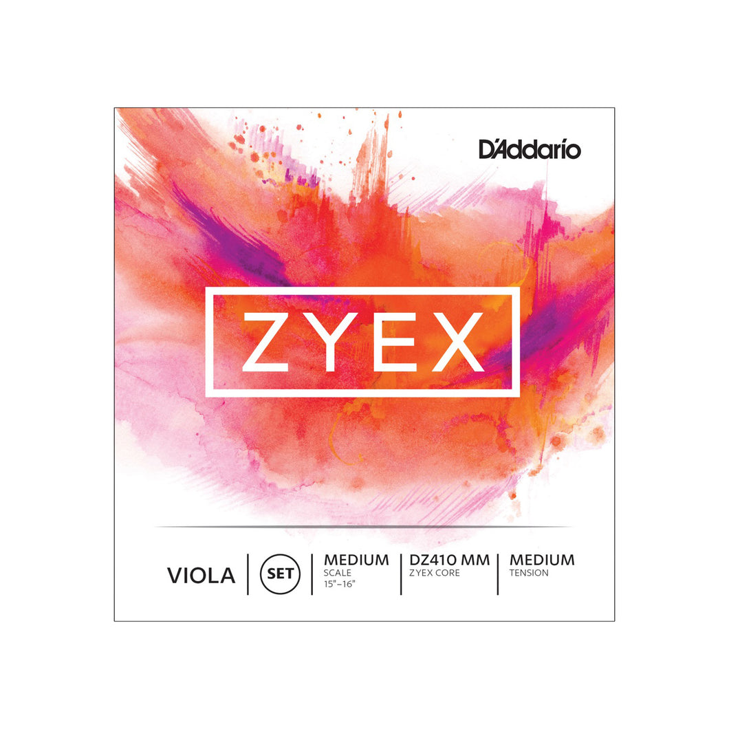 D'Addario - DZ410 MM Zyex Viola set - Musik Utan Gränser 