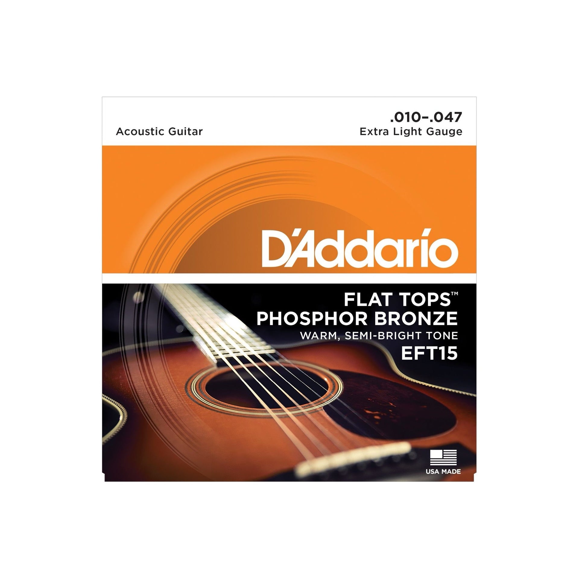 EFT15 Flat tops Phosphor Bronze 010–047