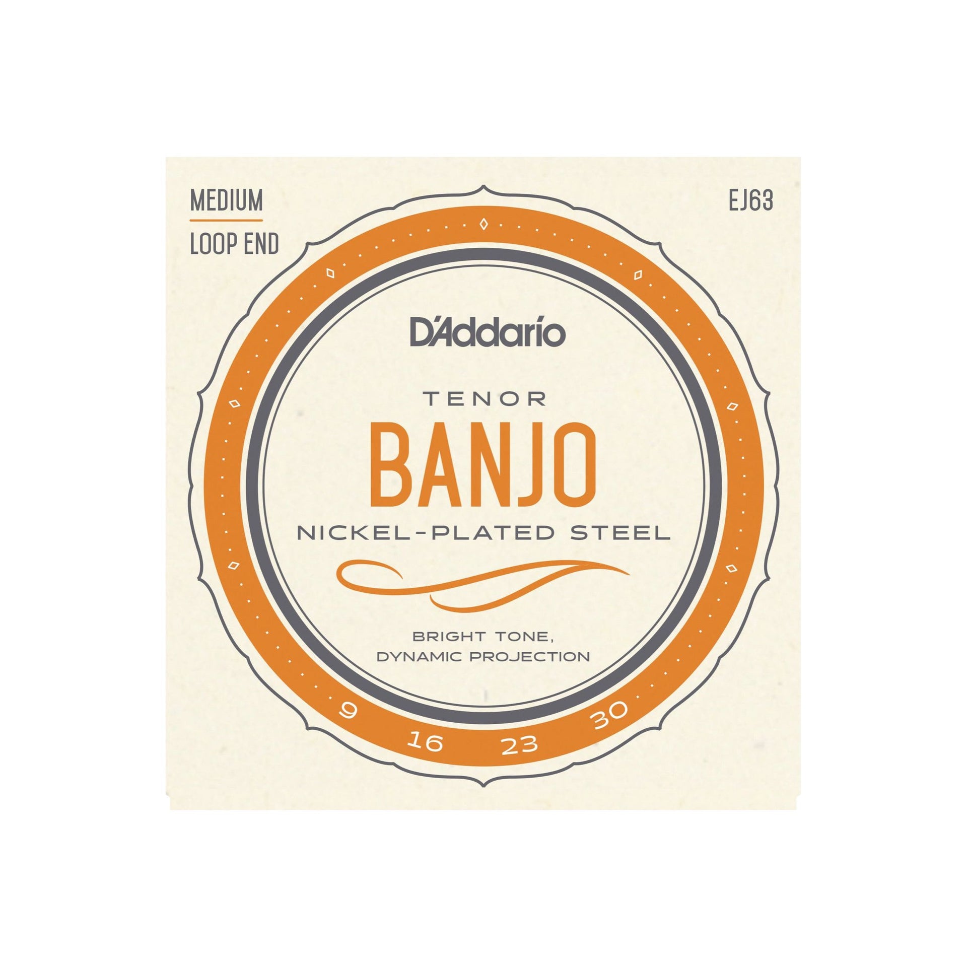 D'Addario - EJ63 banjosträngar tenor - Musik Utan Gränser 