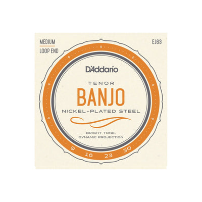 D'Addario - EJ63 banjosträngar tenor - Musik Utan Gränser 