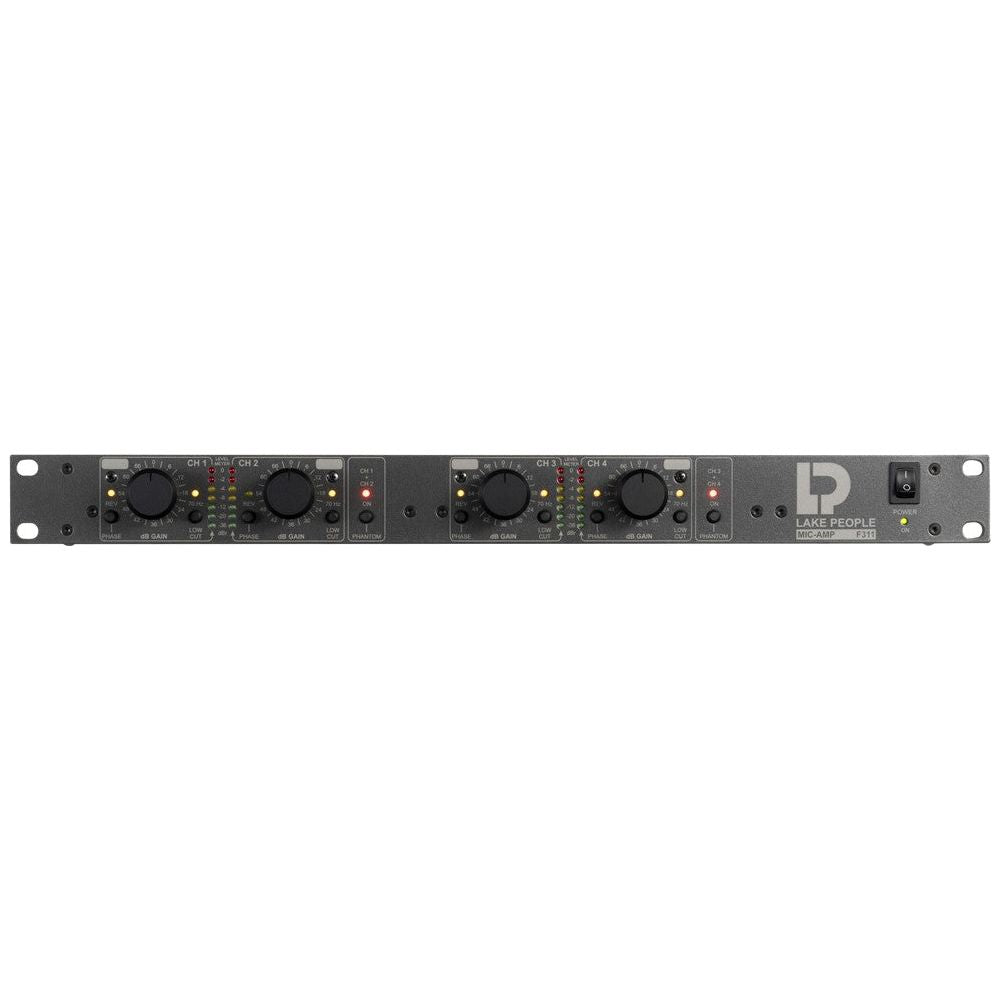 Lake People - F311-Q Quad Channel Microphone Preamp - Musik Utan Gränser 