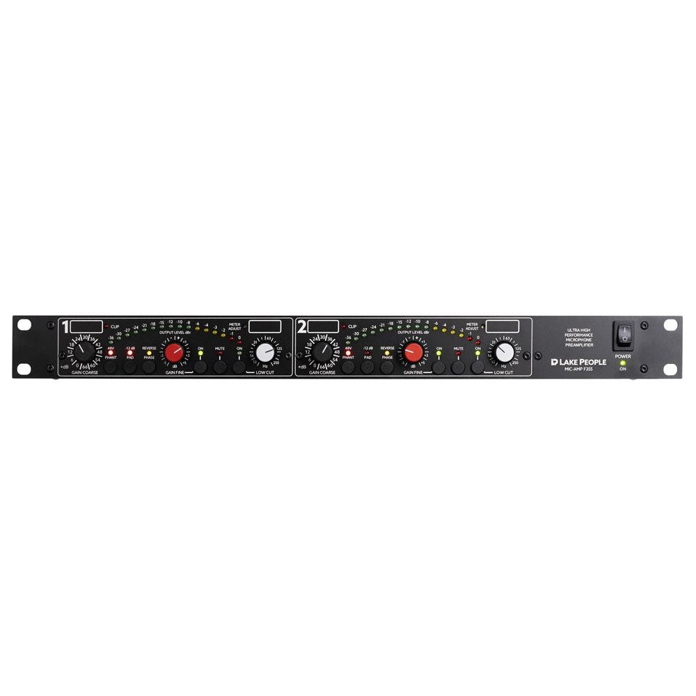 Lake People - F355 Two-channel Premium Microphone Preamp - Musik Utan Gränser 