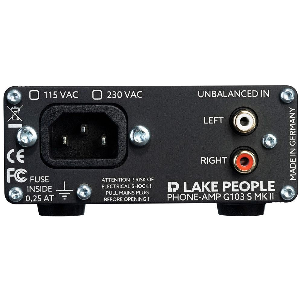 Lake People - G103-S-MK2 High-Power Headphone Amplification - Musik Utan Gränser 