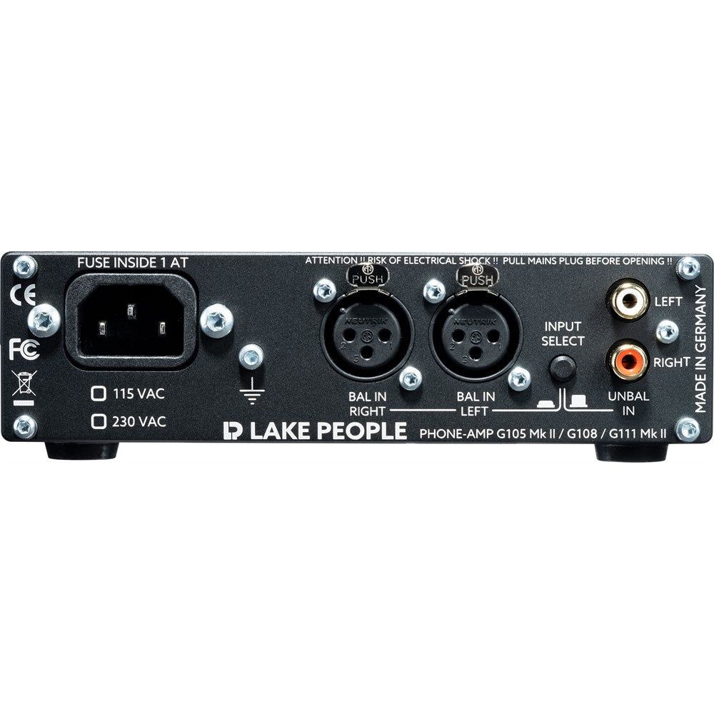 Lake People - G108 True Balanced Headphone Amp - Musik Utan Gränser 