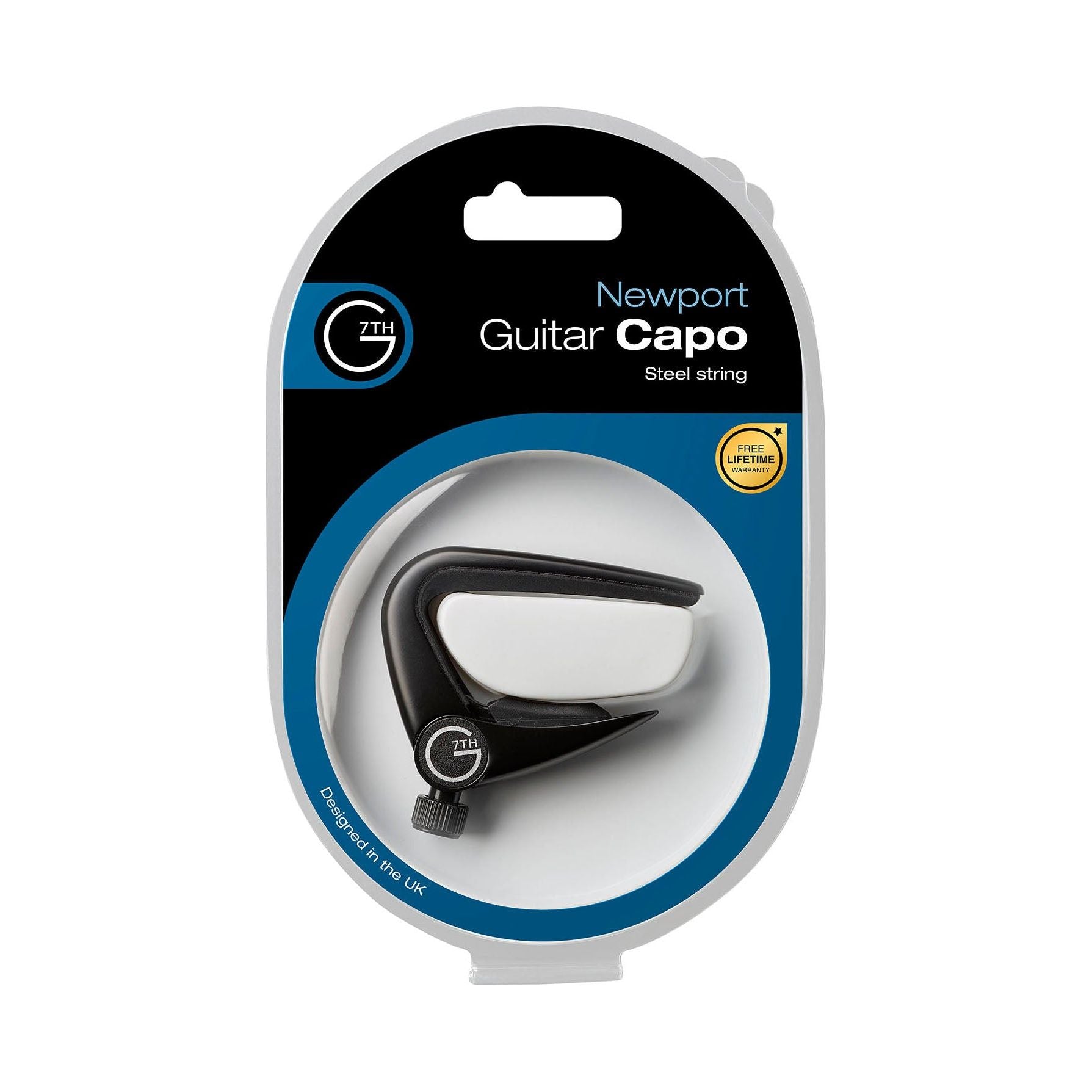 G7th - Newport Capo 6 String Black - Musik Utan Gränser 