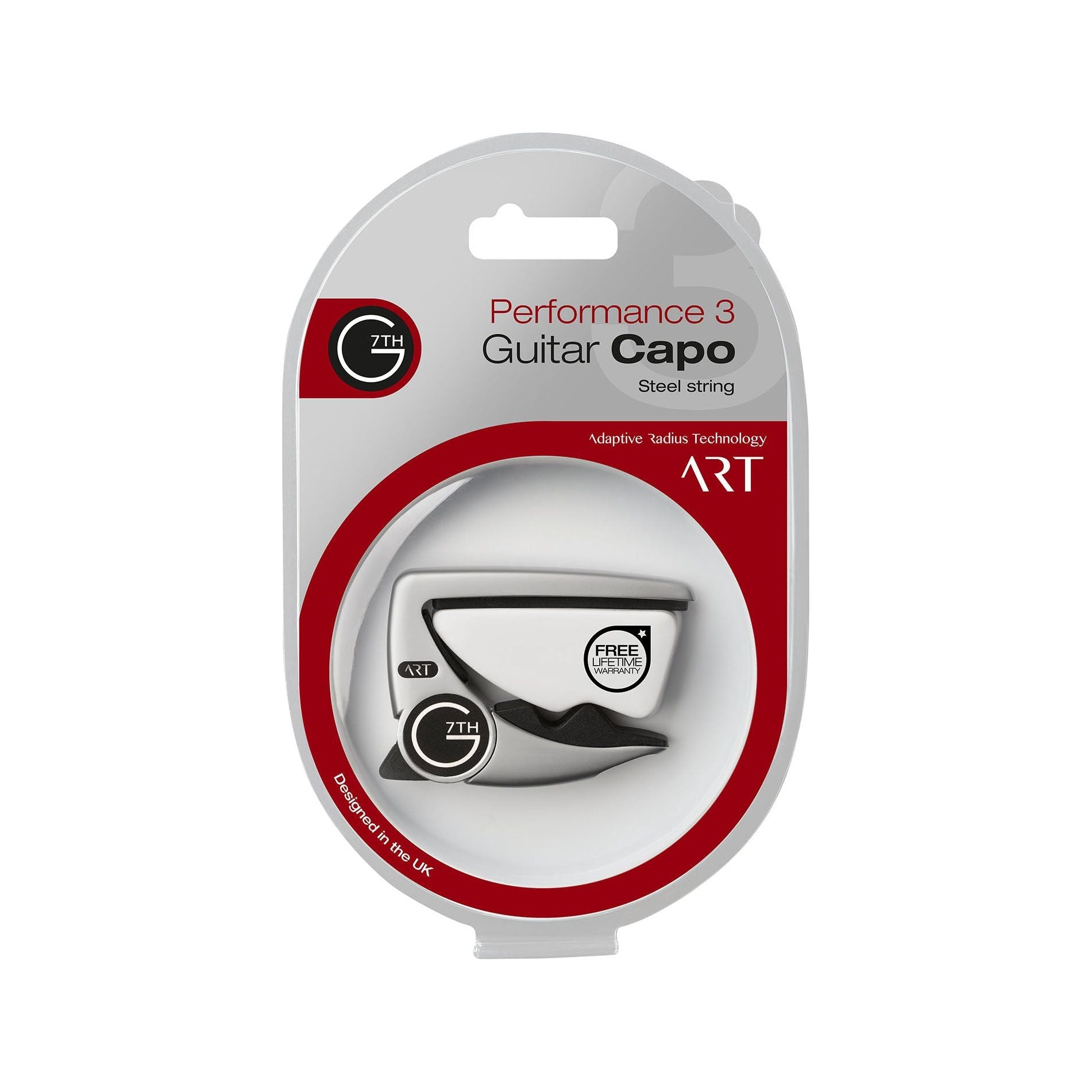 G7th - Performance 3 Capo 6 String Guitar Silver - Musik Utan Gränser 