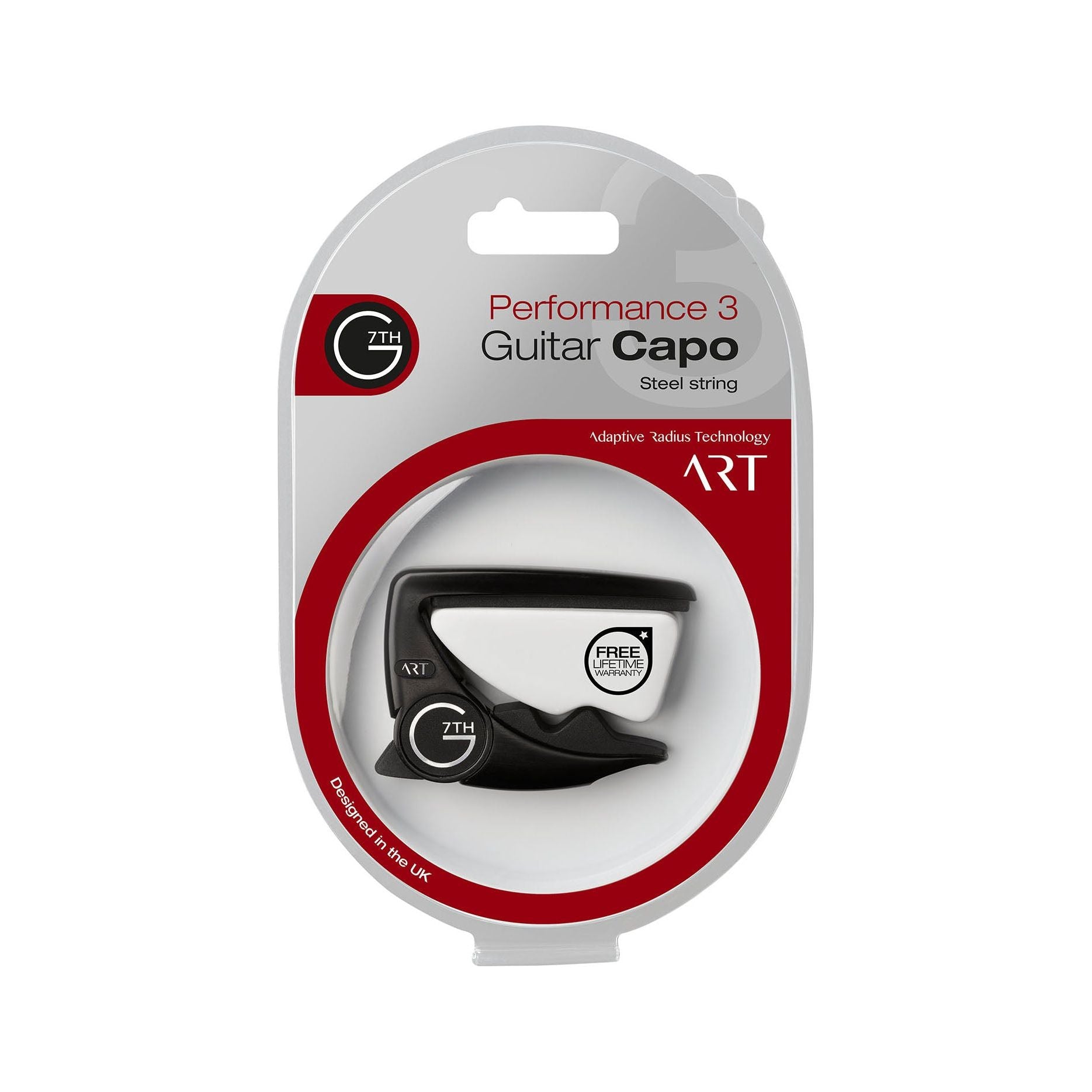 G7th - Performance 3 Capo 6 String Guitar Black - Musik Utan Gränser 