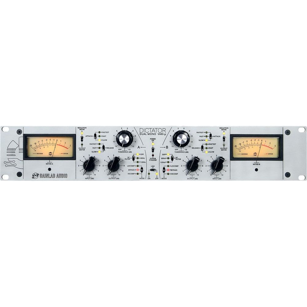 GainLab - Dictator - Dual Mono Tube Pentode Vari-mu Compressor - Musik Utan Gränser 