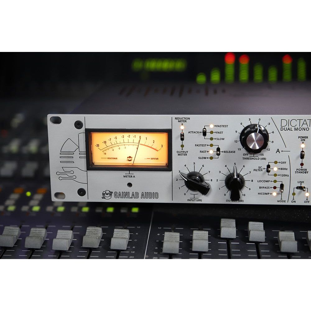 GainLab - Dictator - Dual Mono Tube Pentode Vari-mu Compressor - Musik Utan Gränser 