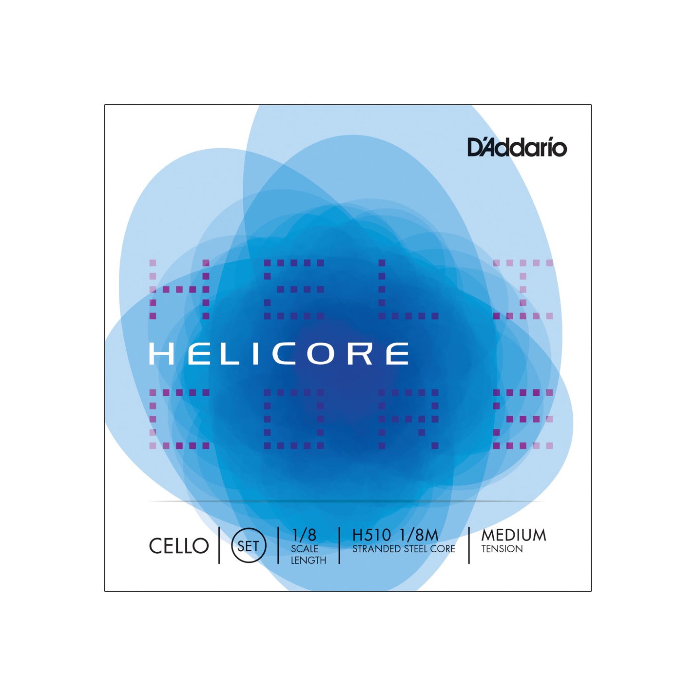 D'Addario - H510 1/8M Helicore cello set - Musik Utan Gränser 