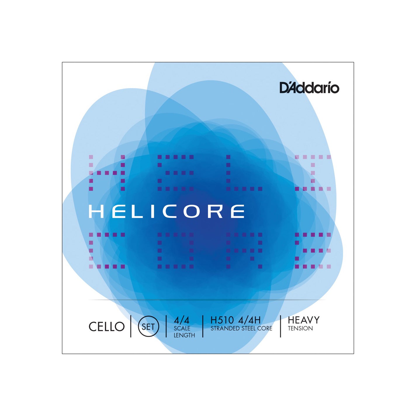 D'Addario - H510 4/4H Helicore cello set - Musik Utan Gränser 