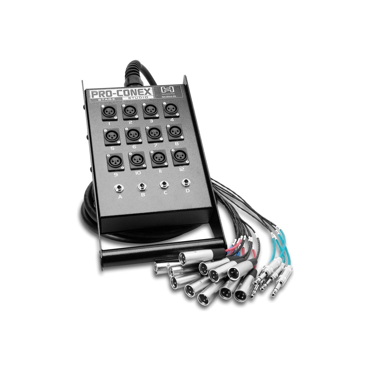 SH12X4-100 StageBox 12 XLR / 4 TRS 30m