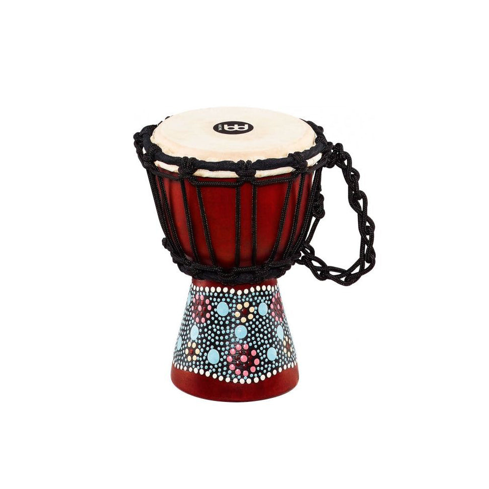 Mini Rope Djembe HDJ8-XXS. 8'' African Mini Rope Flower Serpent Series