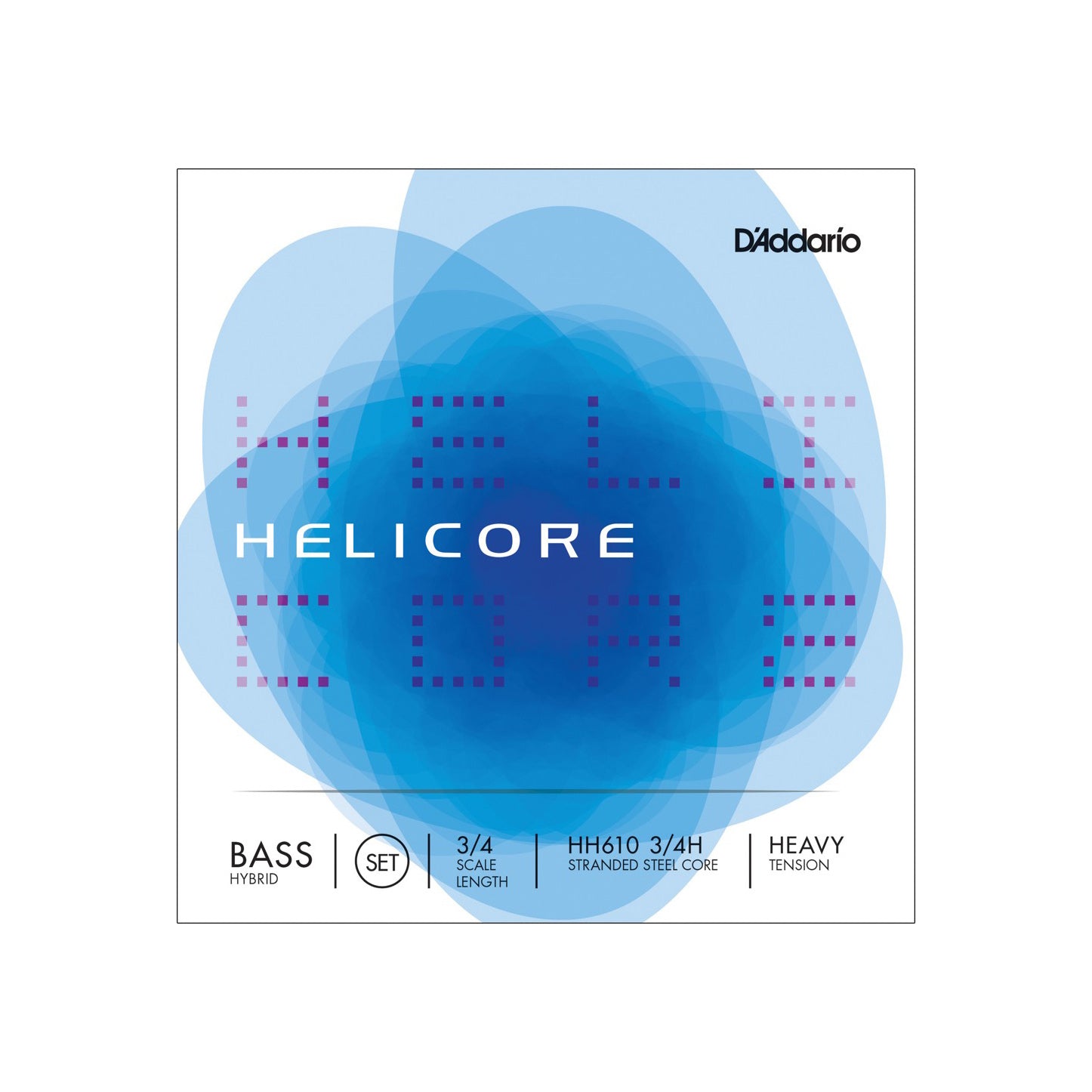 D'Addario - HH610 3/4H Helicore Hybrid kontrabas - Musik Utan Gränser 