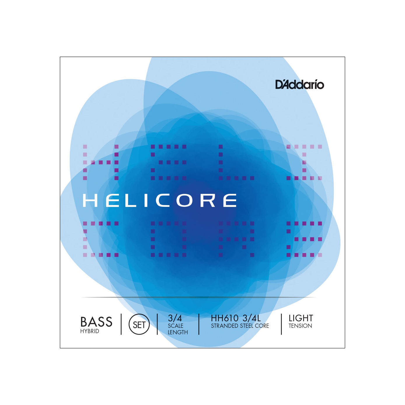D'Addario - HH610 3/4L Helicore Hybrid kontrabas - Musik Utan Gränser 