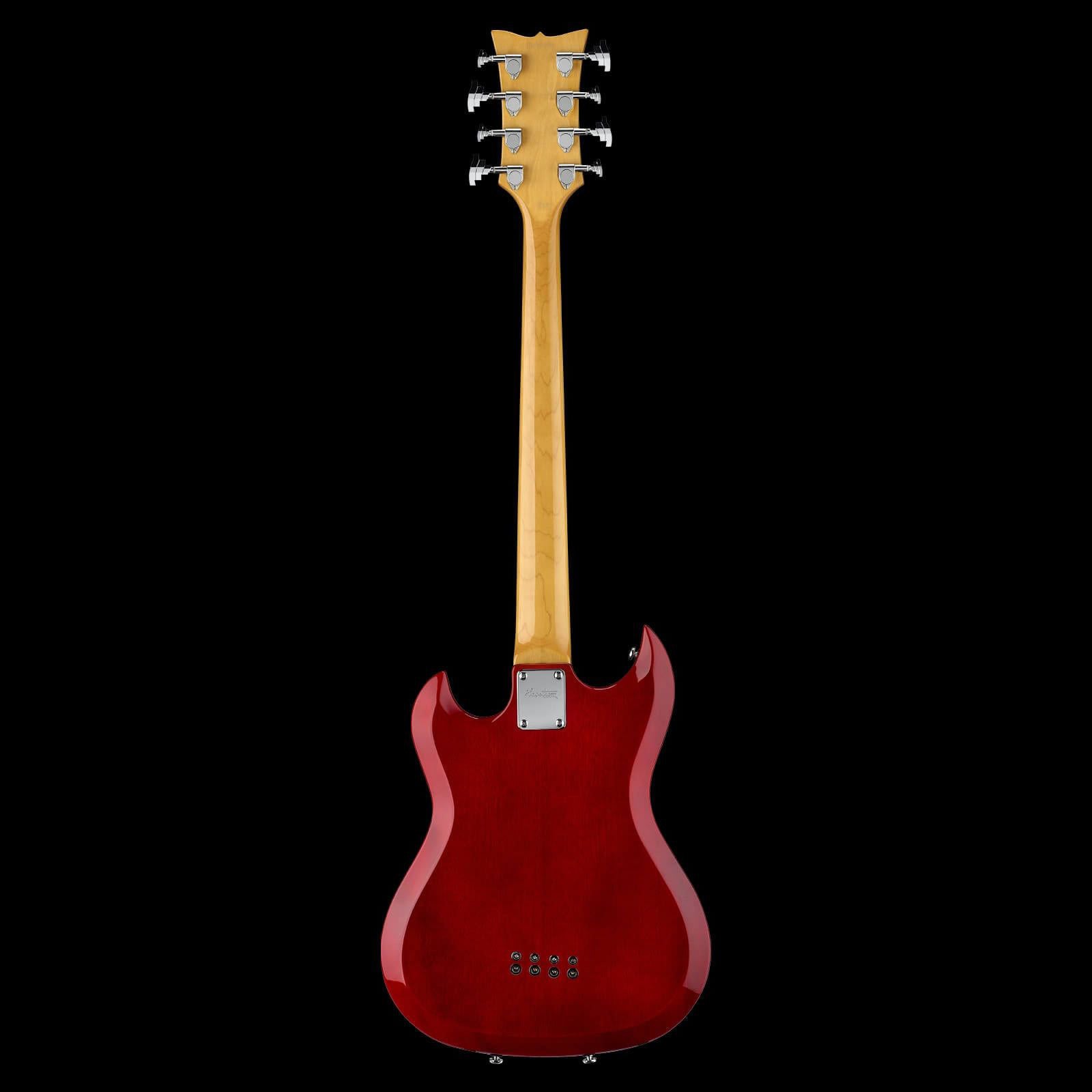 Hagström - H8II Bass Wild Cherry Transparent - Musik Utan Gränser 