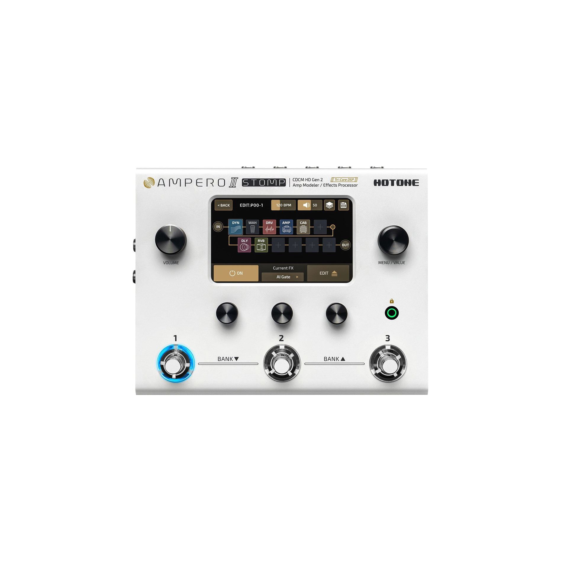 AMPERO Ⅱ STOMP Hotone Ampero II Stomp マルチエフェクター