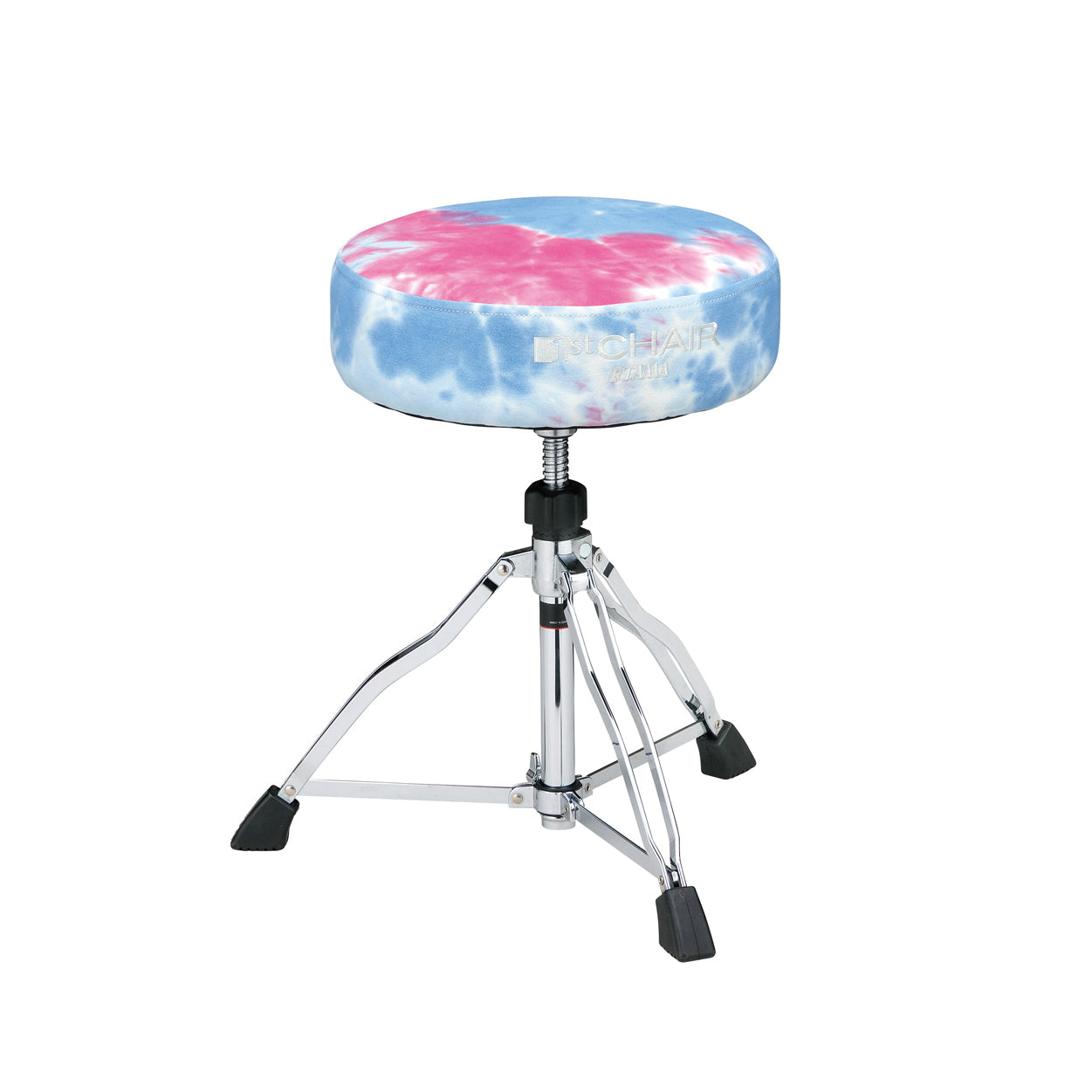 Tama - HT430TDPS Limited Edition 1st Chair Round Rider Fluorescent Pink Sky Cloth top - Musik Utan Gränser 