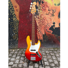 Load image into Gallery viewer, Player Plus Active Jazz Bass V PF Tequila Sunrise
