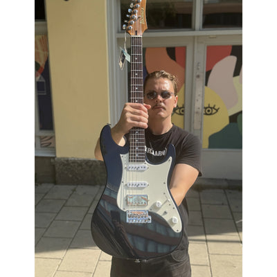 Ibanez - AZ2204NW-DTB Dark Tide Blue Prestige - Musik Utan Gränser 