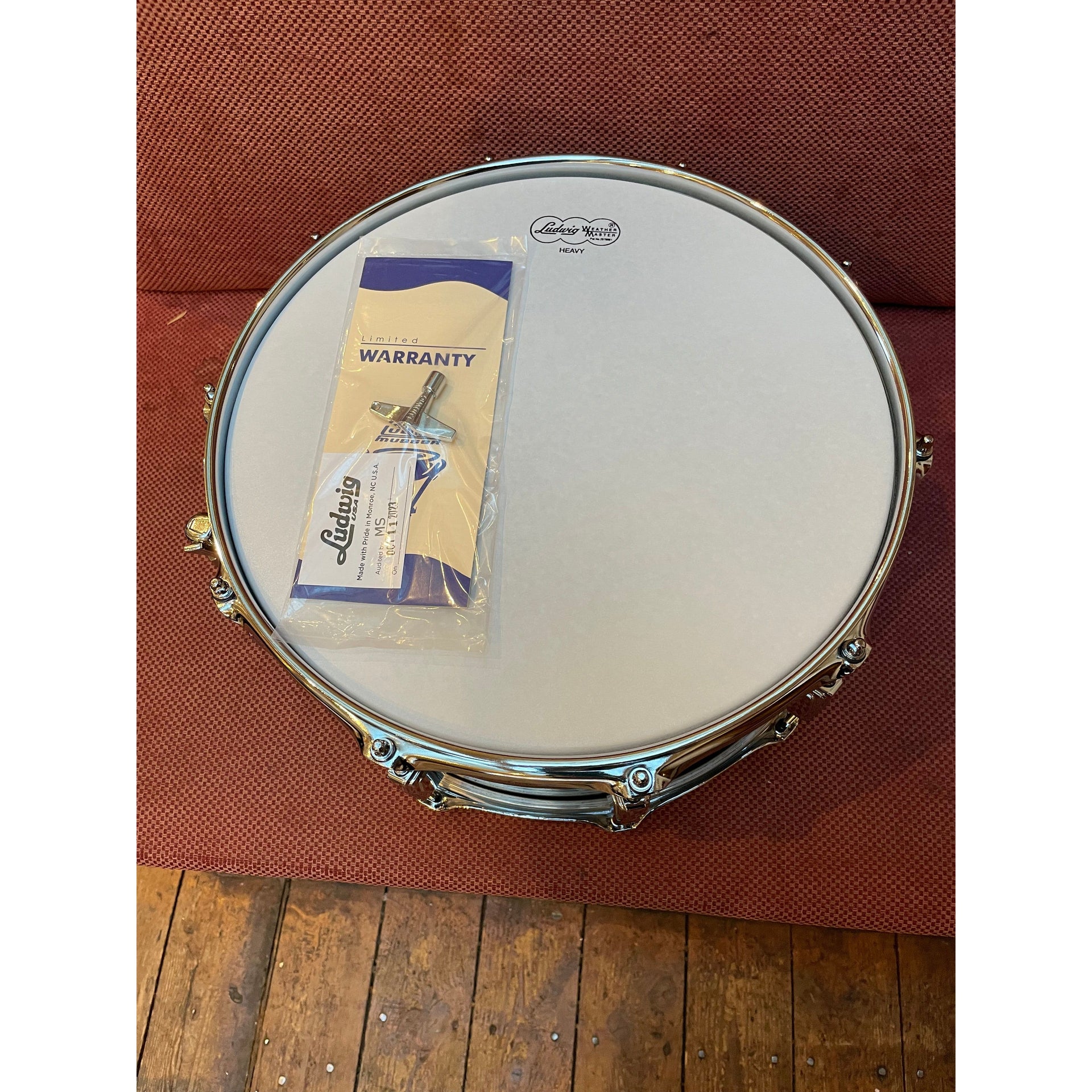 Ludwig - LB417 Black Beauty 14x6,5" Smooth Shell - Musik Utan Gränser 