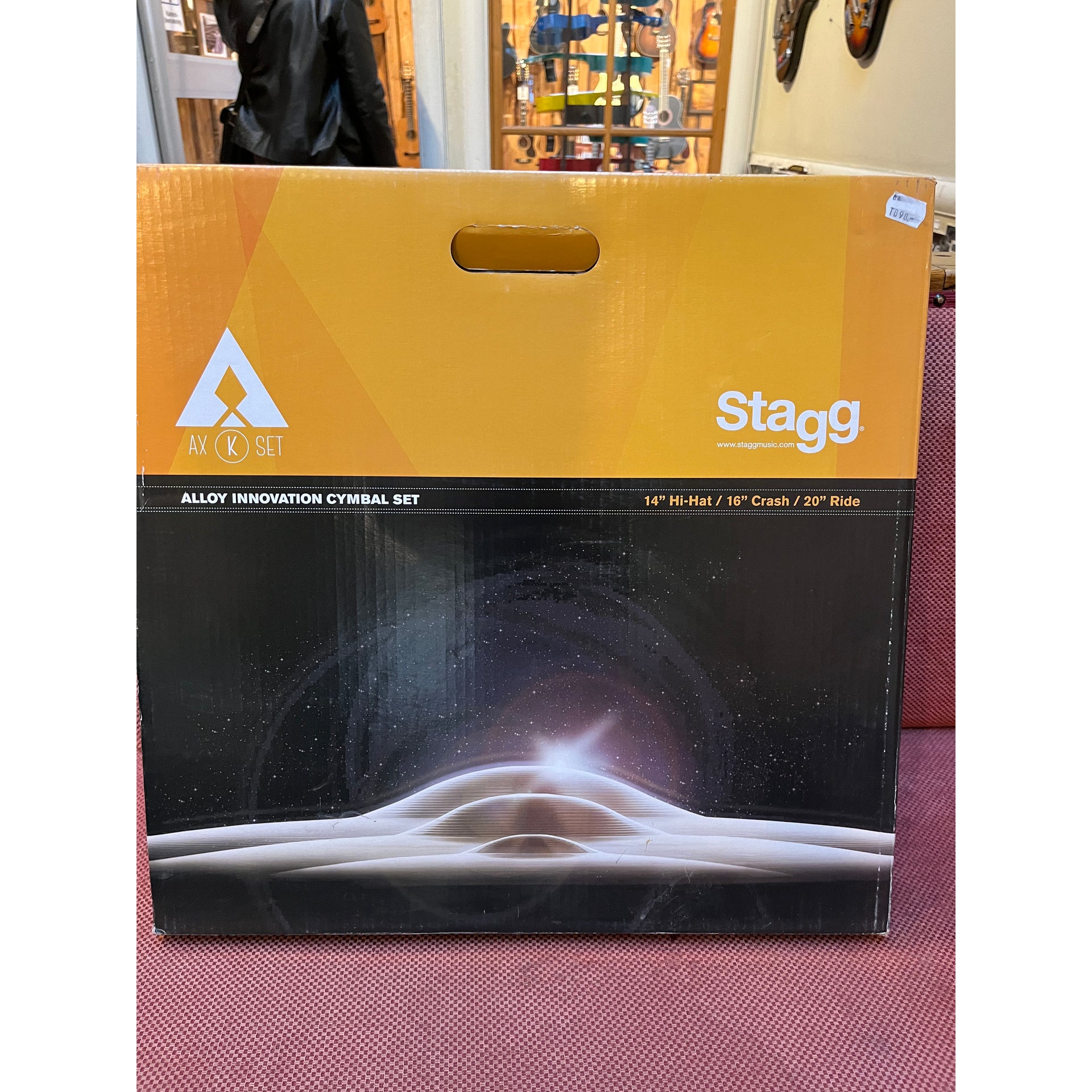 Stagg - Copper-Steel Cymbal Set 14+16+20" - Musik Utan Gränser 