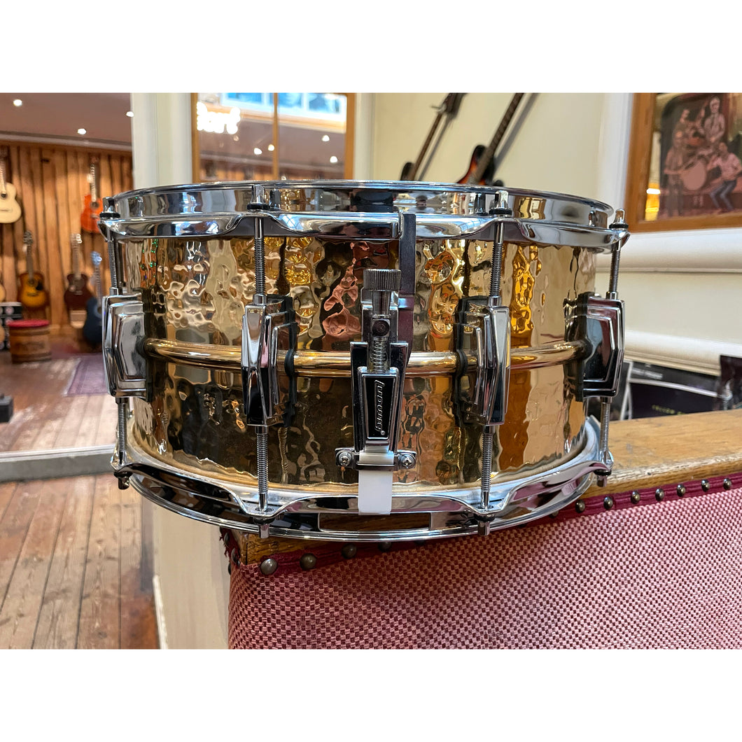 Ludwig - LB5252KT Hammered Bronze 14 x 6,5 - Musik Utan Gränser 