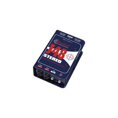J48 STEREO fantommatad aktiv DI-box
