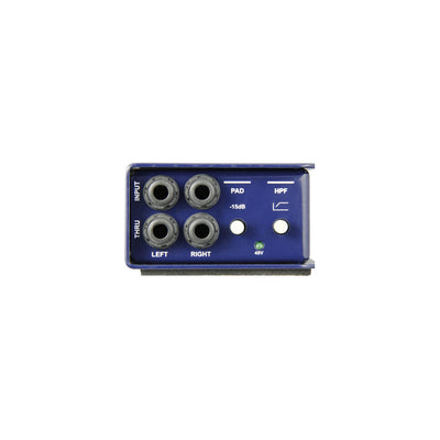 J48 STEREO fantommatad aktiv DI-box