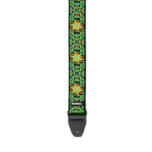 Load image into Gallery viewer, JH26 Jimi Hendrix Blacklight Fillmore Green Strap
