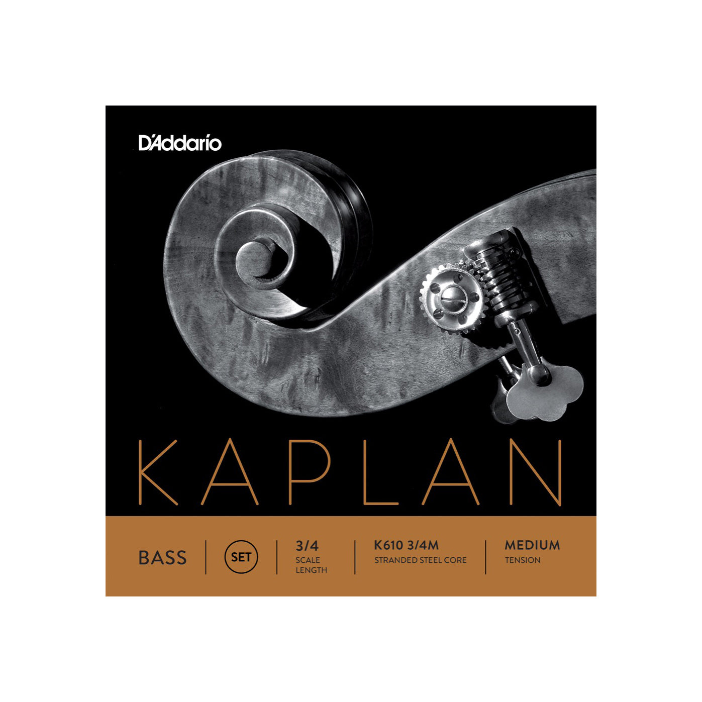 D'Addario - K610 3/4M Kaplan kontrabas - Musik Utan Gränser 