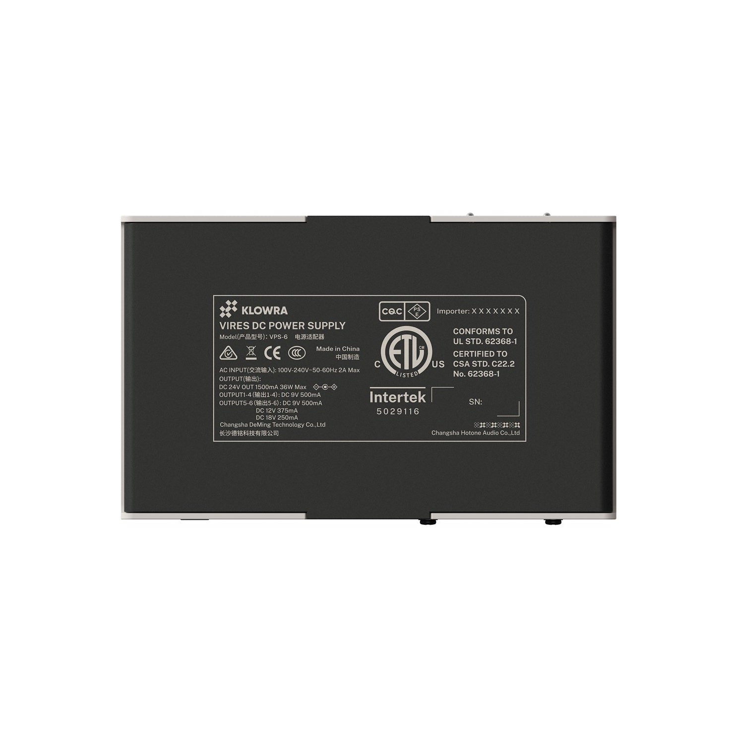 Vires Effects Pedal Power Supply