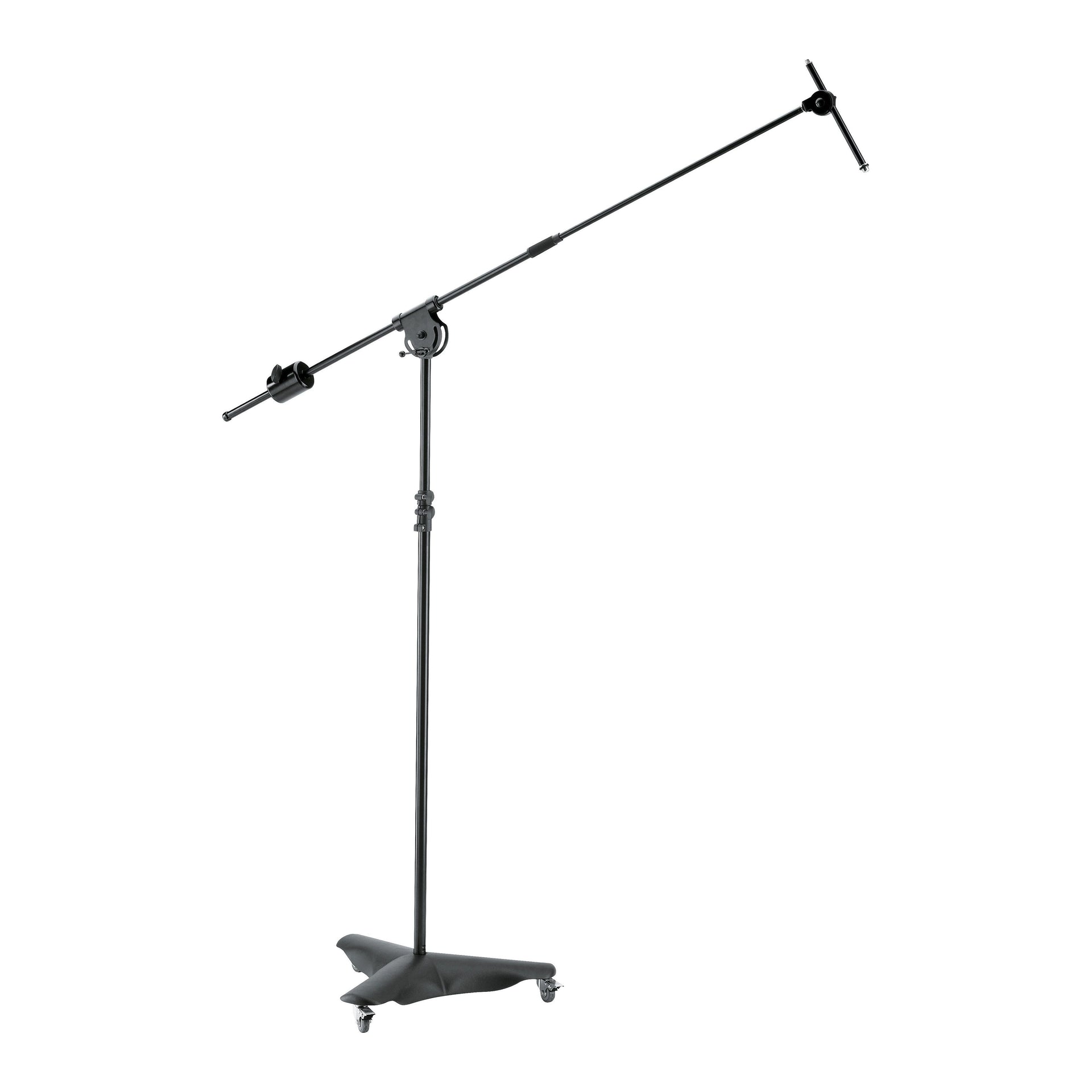 K&M - 21430 Mobilt och kraftigt mikrofonställ med bom - Musik Utan Gränser 