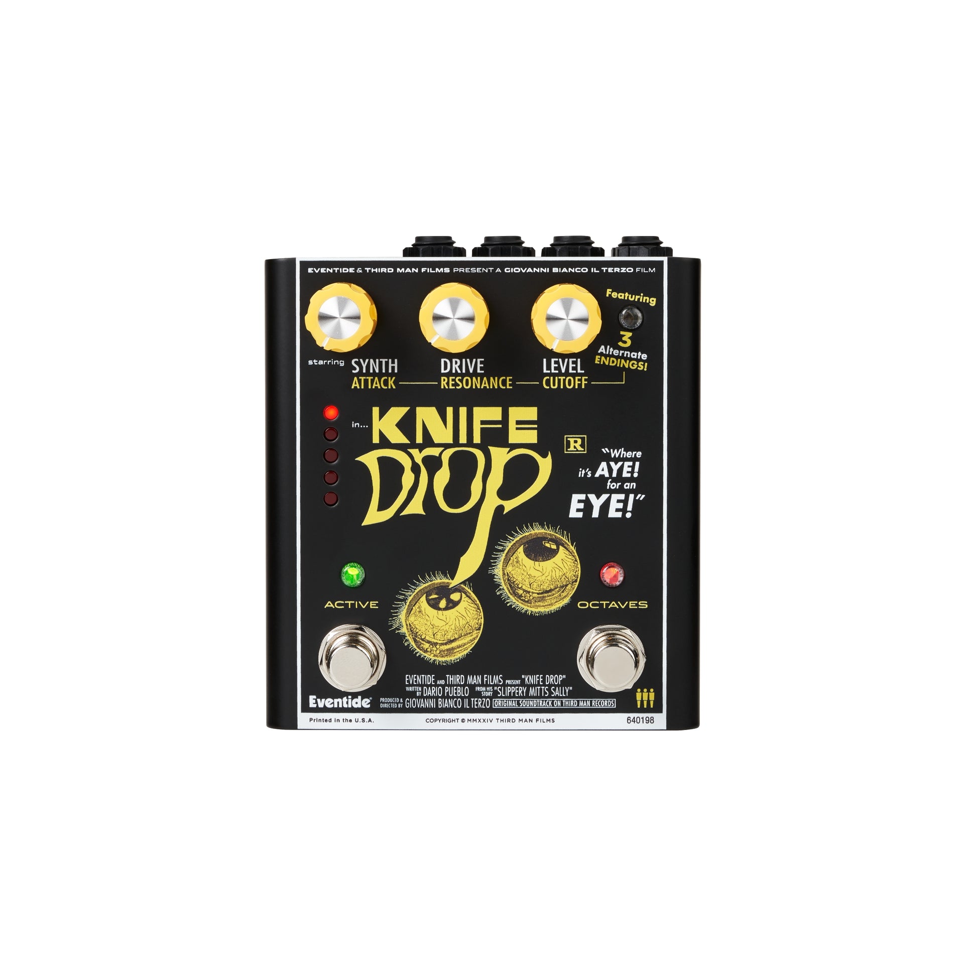 Knife Drop Sub-Octave Fuzz with Synth FX