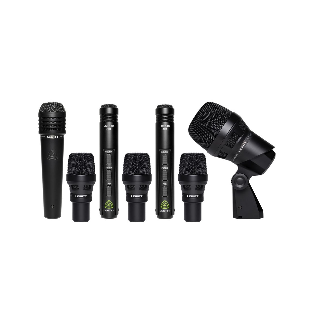 Beakit Pro 7-delars trummikrofonset