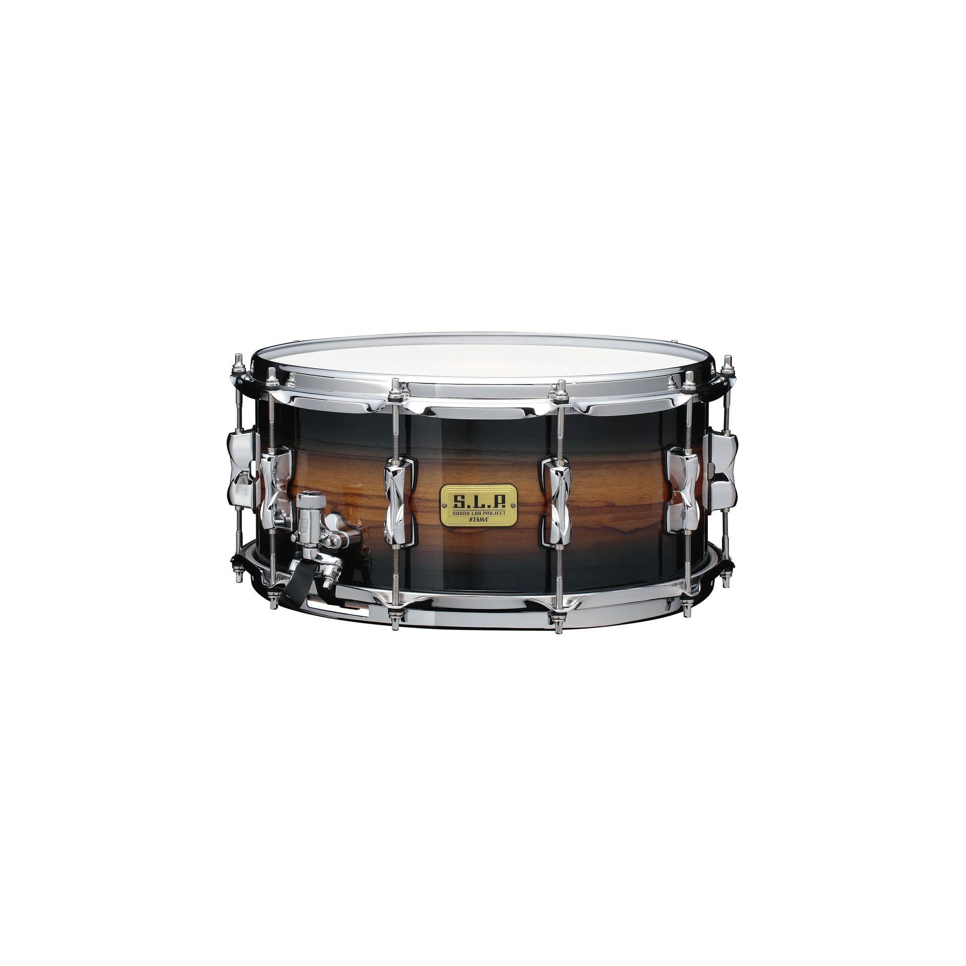 S.L.P. Limited Hybrid Maple/Bubinga Snare - LBM1465Z-MZB, i Midnight Zebrawood Burst.