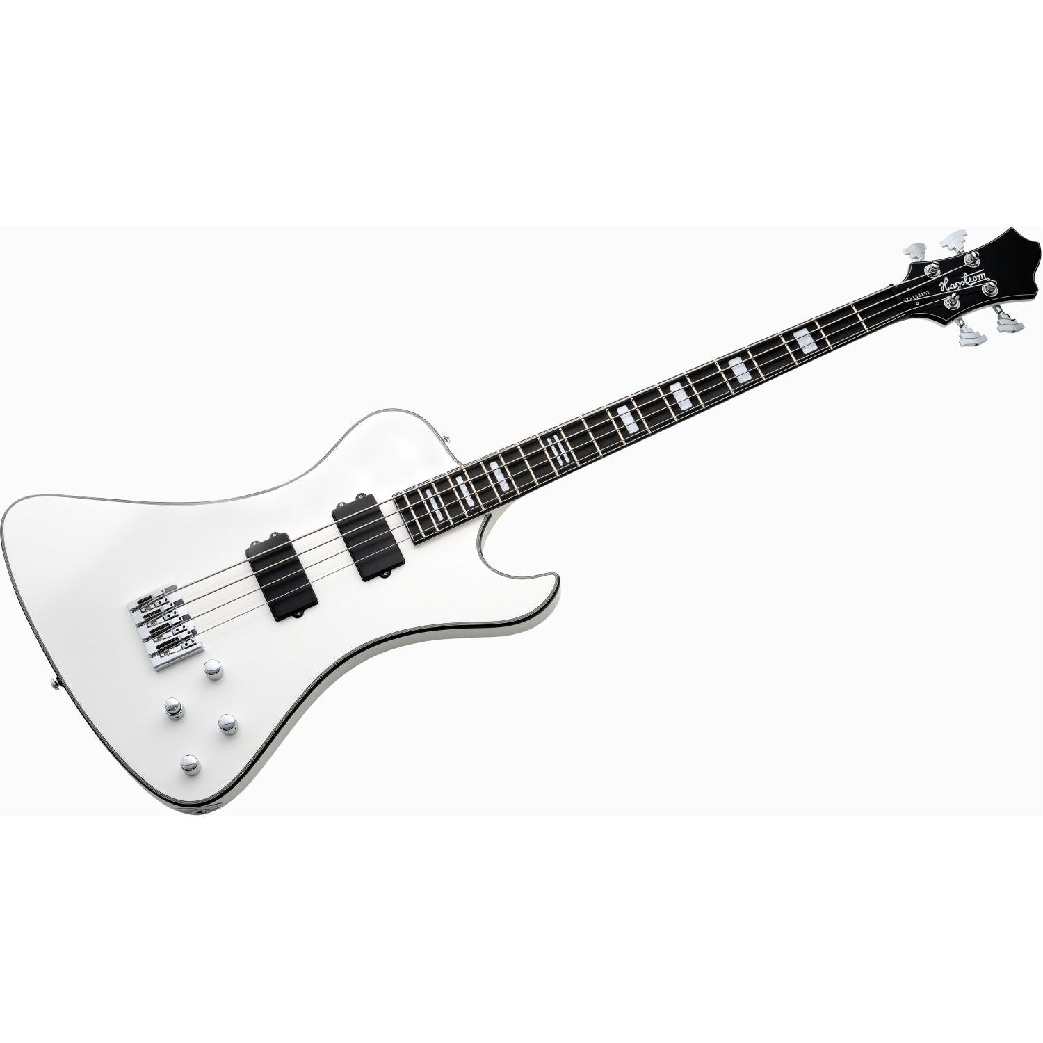 Hagström - Nekromant 4 White - Musik Utan Gränser 