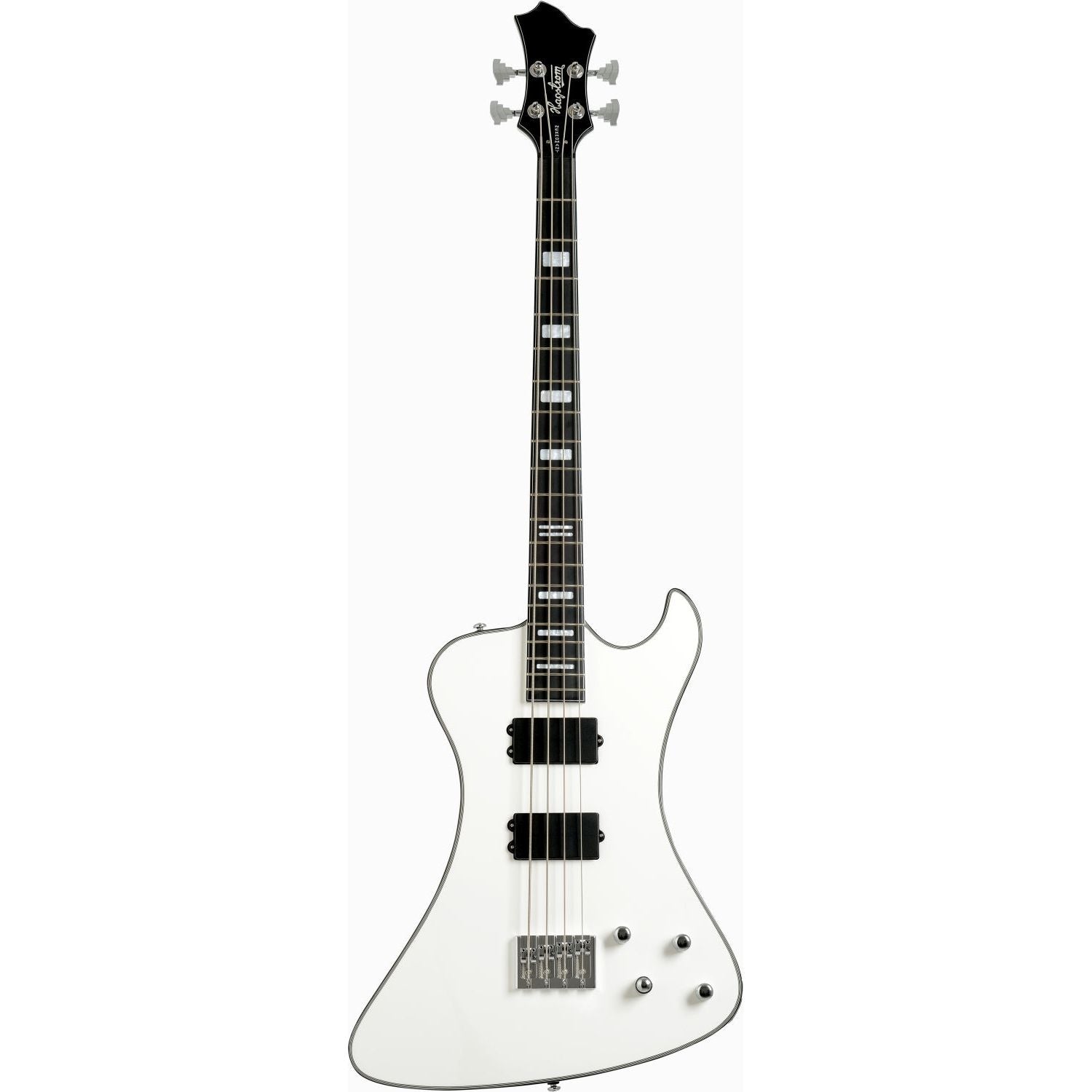 Hagström - Nekromant 4 White - Musik Utan Gränser 