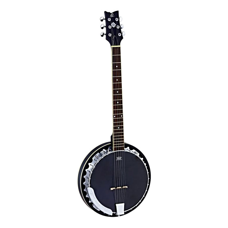 Ortega - OBJE350/6-SBK Guitar-Banjo med mik - Musik Utan Gränser 