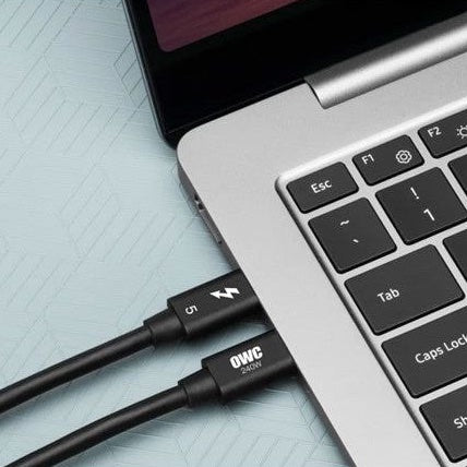 Thunderbolt 5-kabel 1 meter Svart