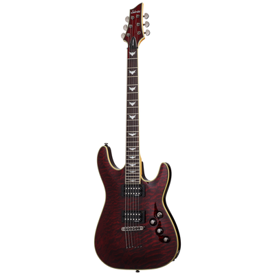 Schecter - Omen Extreme-6 Floyd Rose Black Cherry - Musik Utan Gränser 