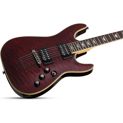 Schecter - Omen Extreme-6 Floyd Rose Black Cherry - Musik Utan Gränser 