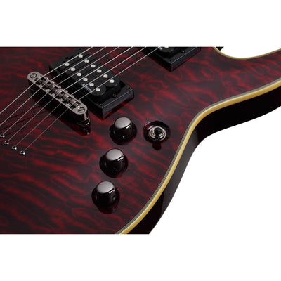Schecter - Omen Extreme-6 Floyd Rose Black Cherry - Musik Utan Gränser 